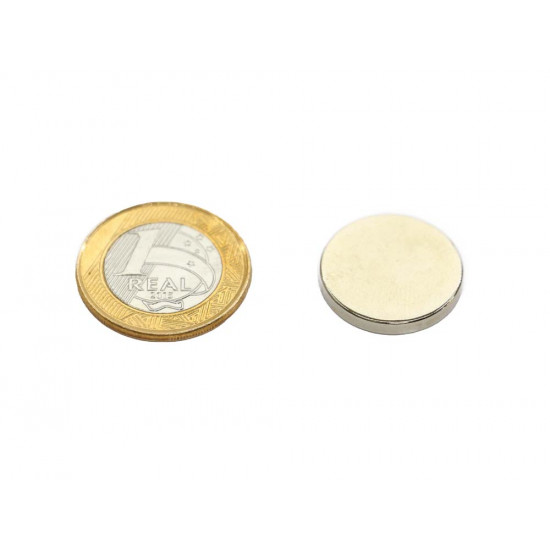 Ímã de neodímio 22x3 mm - N42